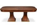 Gramercy Park Jupe Rectangular Wood Dining Table in Black Walnut