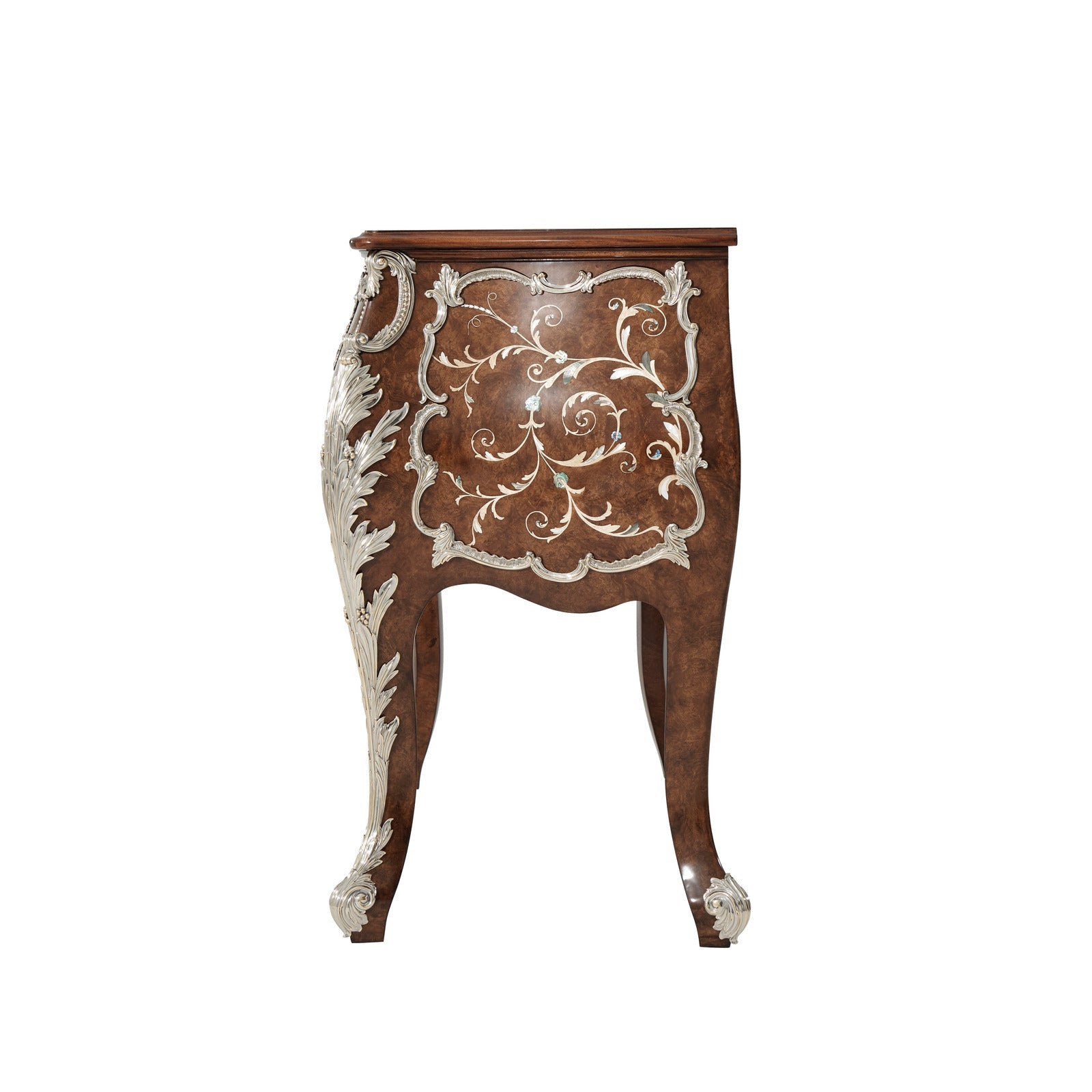 Theodore Alexander Laurent Bombe Commode Open Box Item
