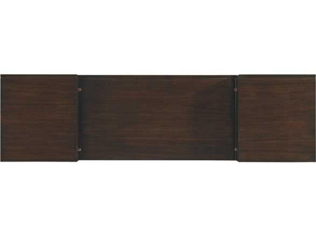 Bel Aire Palisades Media Console in Brushed Brass with Gold Leaf Accents