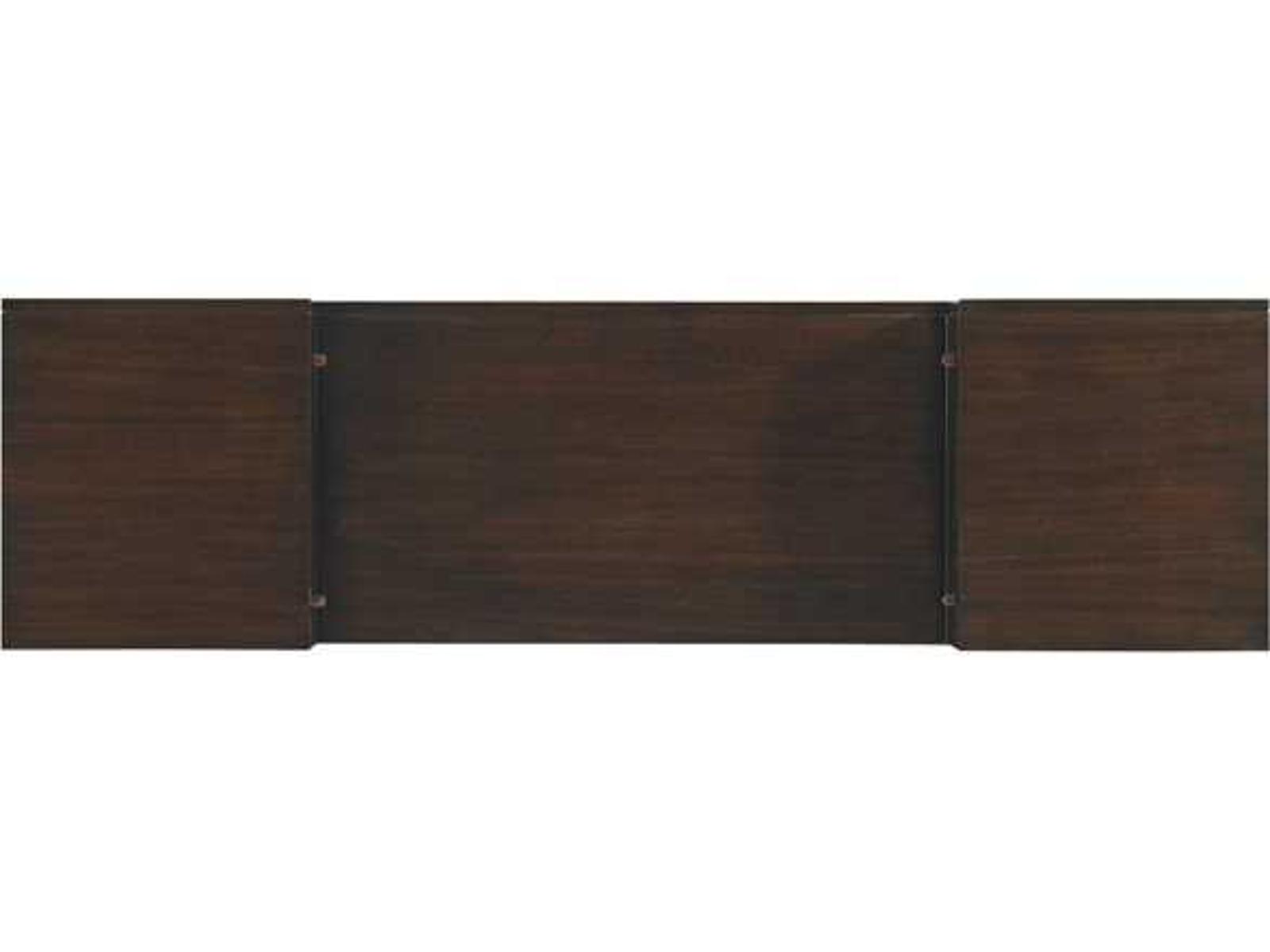 Bel Aire Palisades Media Console in Brushed Brass with Gold Leaf Accents