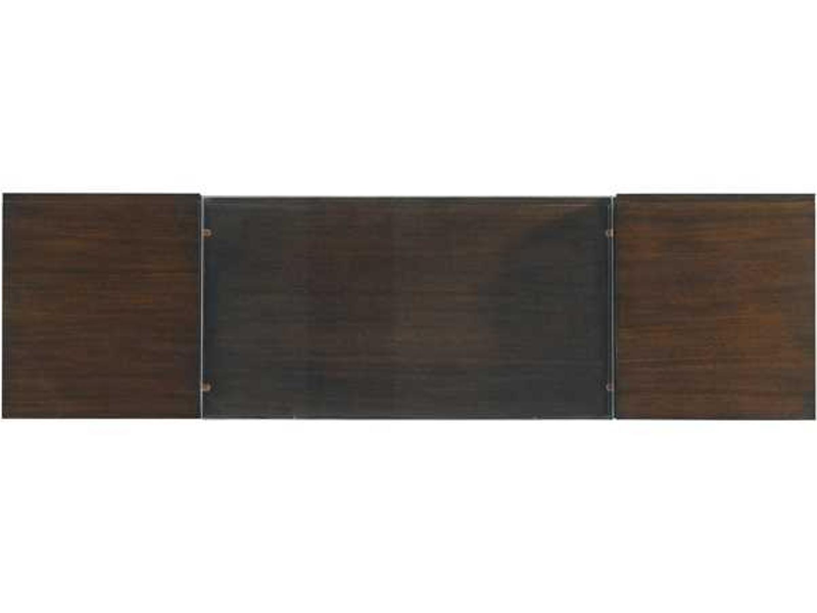 Bel Aire Palisades Media Console in Brushed Brass with Gold Leaf Accents