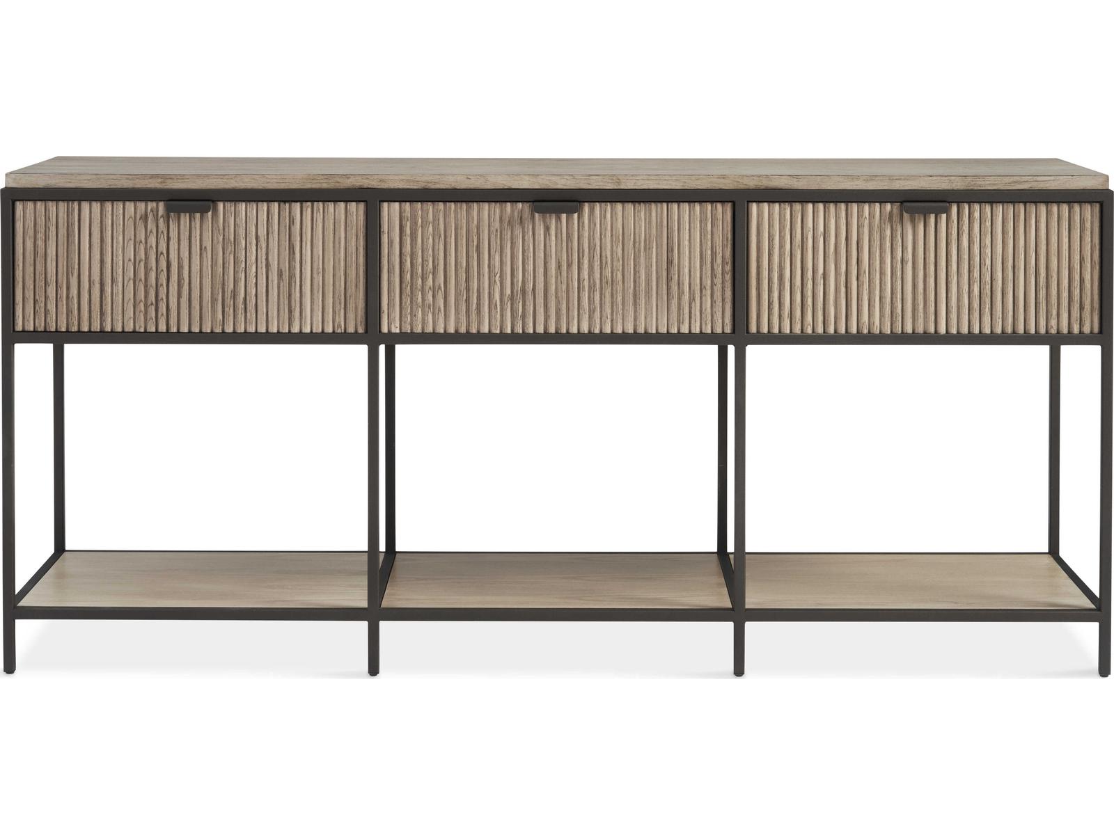 Concord Console Table with Drawers and Shelf