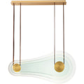 Studio M Stratum 32" Wide LED Abstract Linear Pendant by Nina Magon