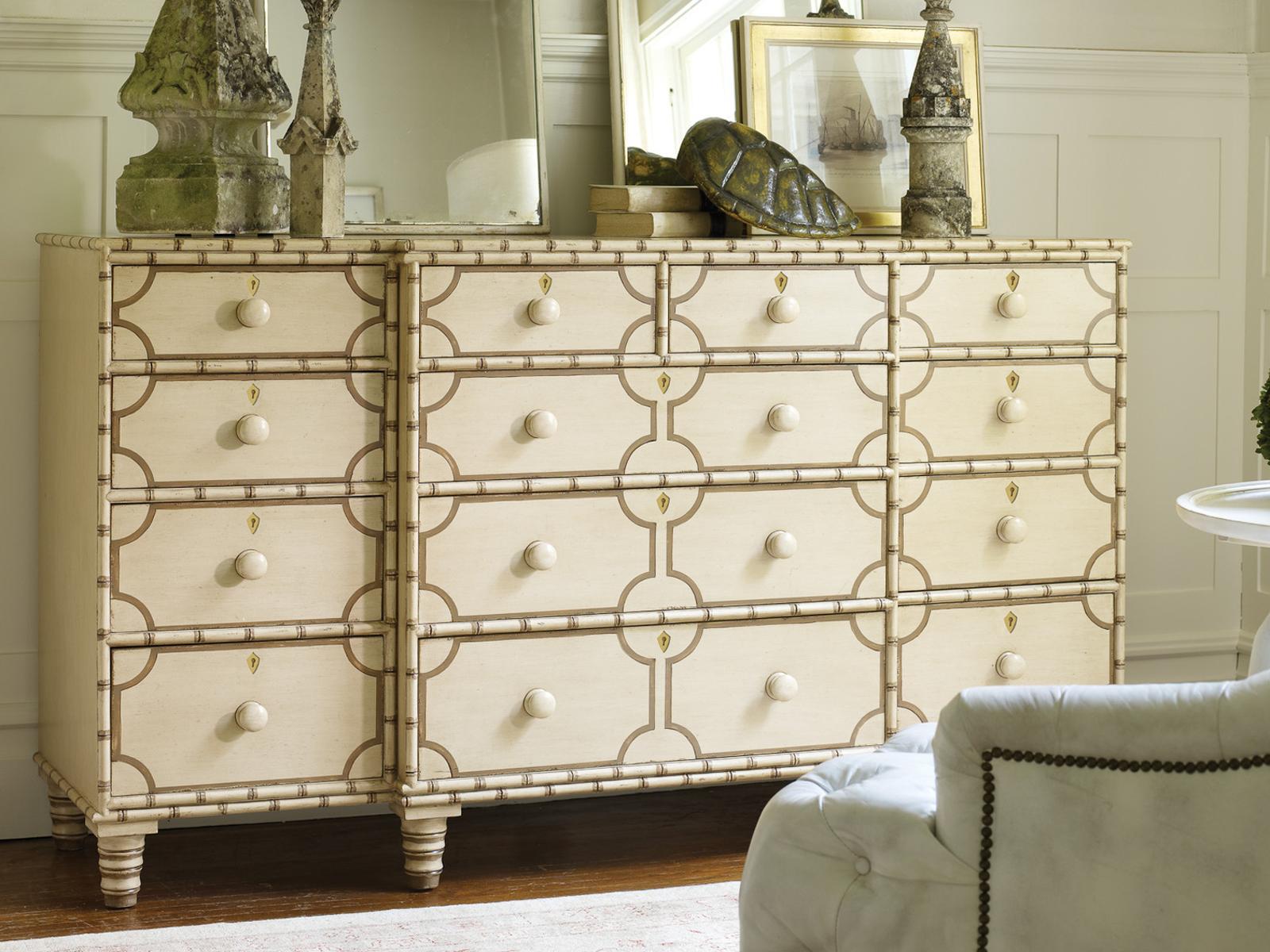 Marathon Key Wood Dresser with Dovetail Drawers