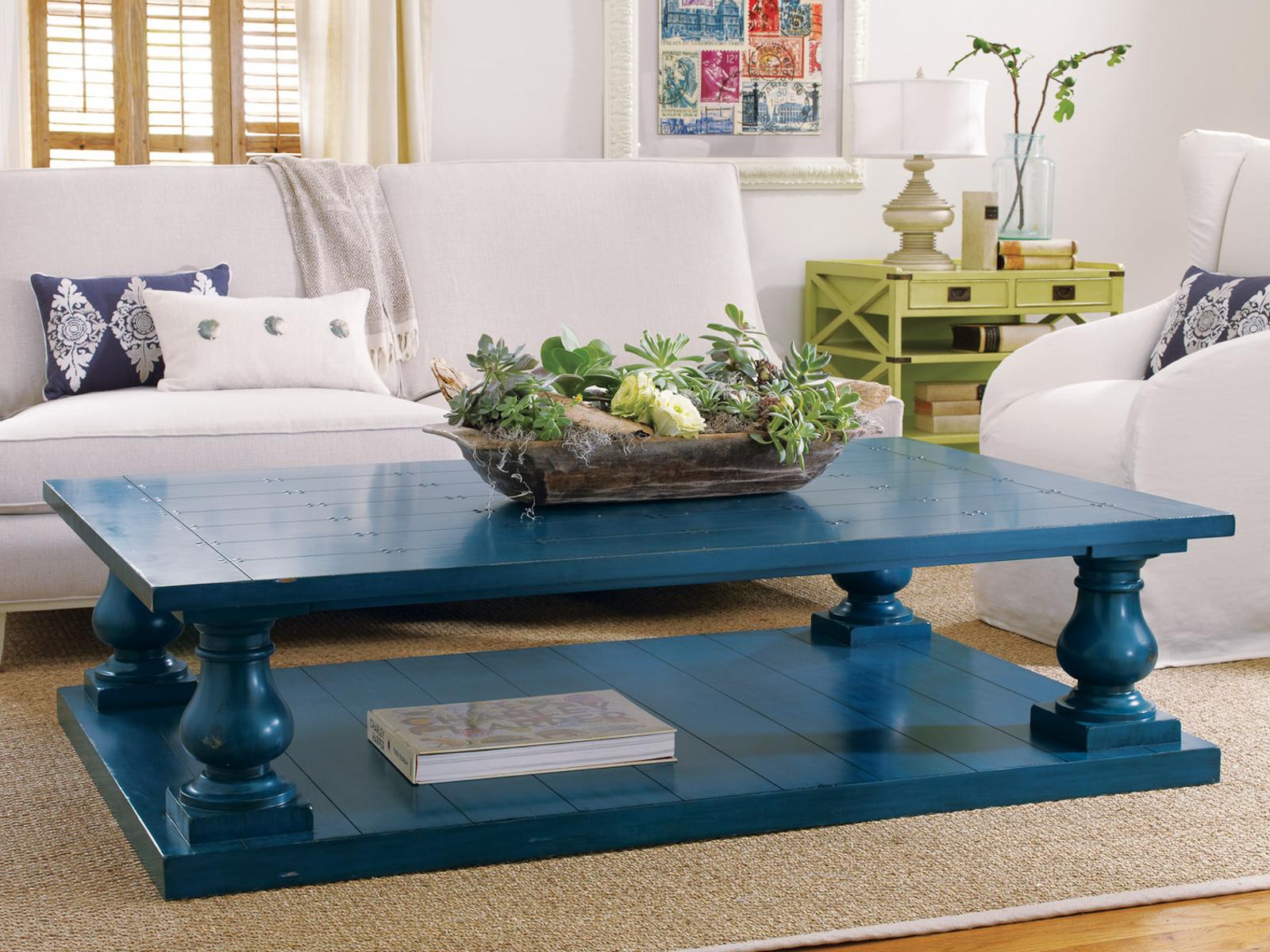 Catskill Rectangle Coffee Table in Mahogany and Veneers