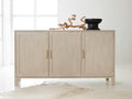 Maui Three Door Ash Veneer Credenza with Adjustable Shelves