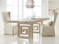 Maui 124-Inch Rectangle Extendable Dining Table Ash Wood