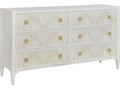 Costa 72-Inch White Painted Wood Dresser