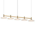 Sonneman Systema Staccato 57 Inch 5 Light Led Linear Suspension Light Cp764393