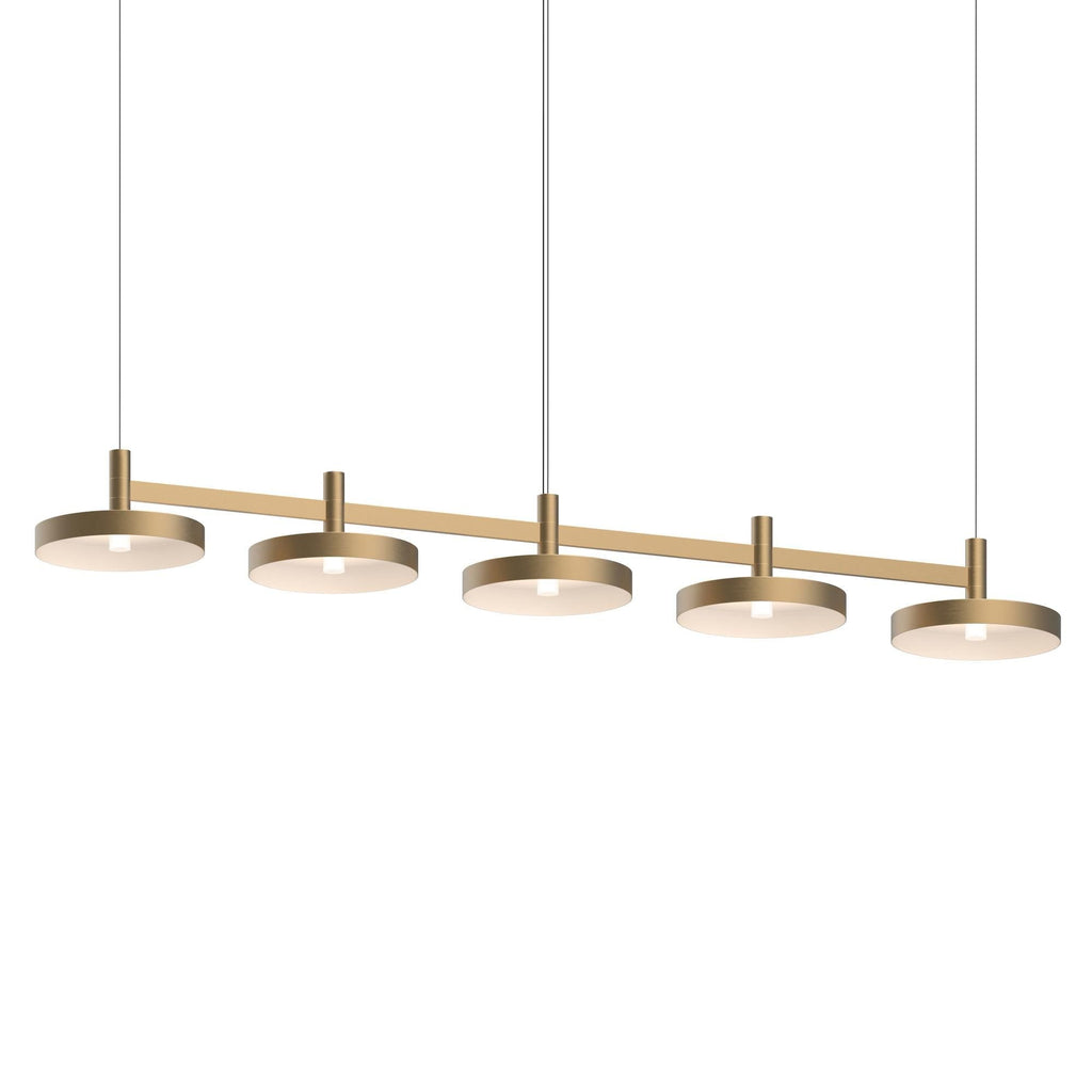 Sonneman Systema Staccato 57 Inch 5 Light Led Linear Suspension Light Cp764392