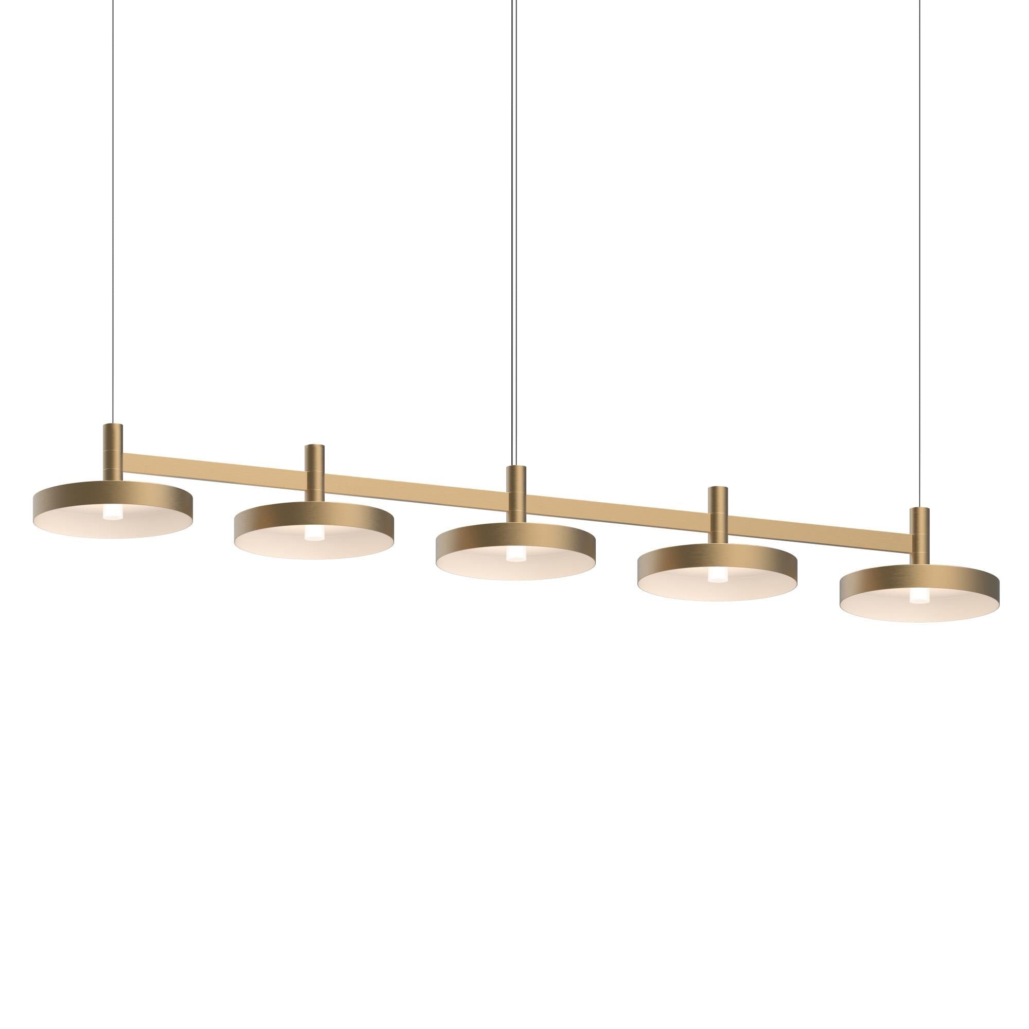 Sonneman Systema Staccato 57 Inch 5 Light Led Linear Suspension Light Cp764392