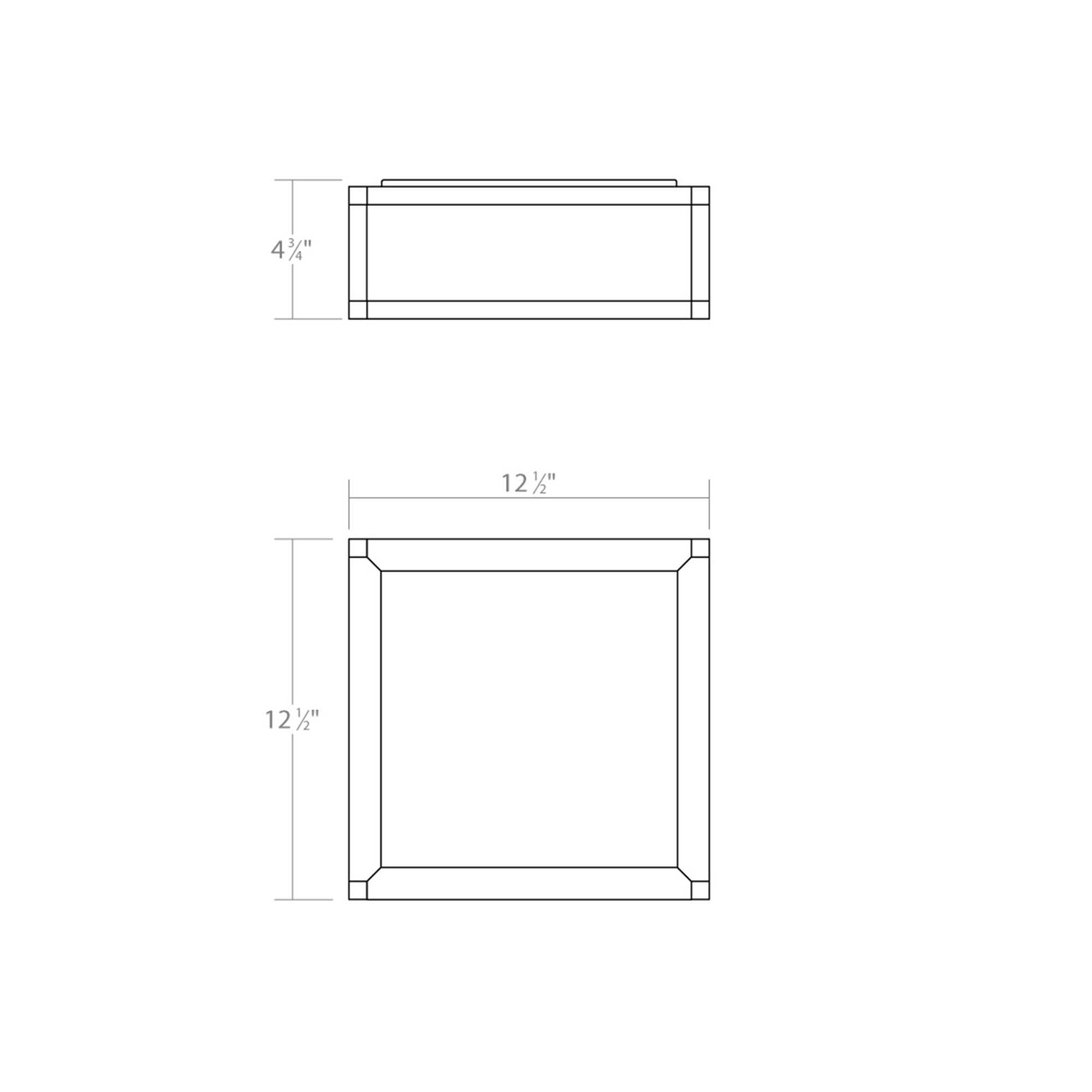 Sonneman Sonneman Cubix 12 Inch 1 Light Led Flush Mount Cp516201