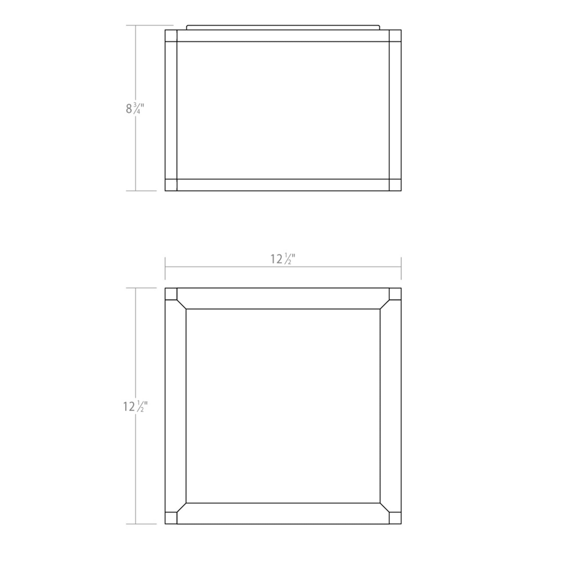 Sonneman Sonneman Cubix 12 Inch 1 Light Led Flush Mount Cp516203