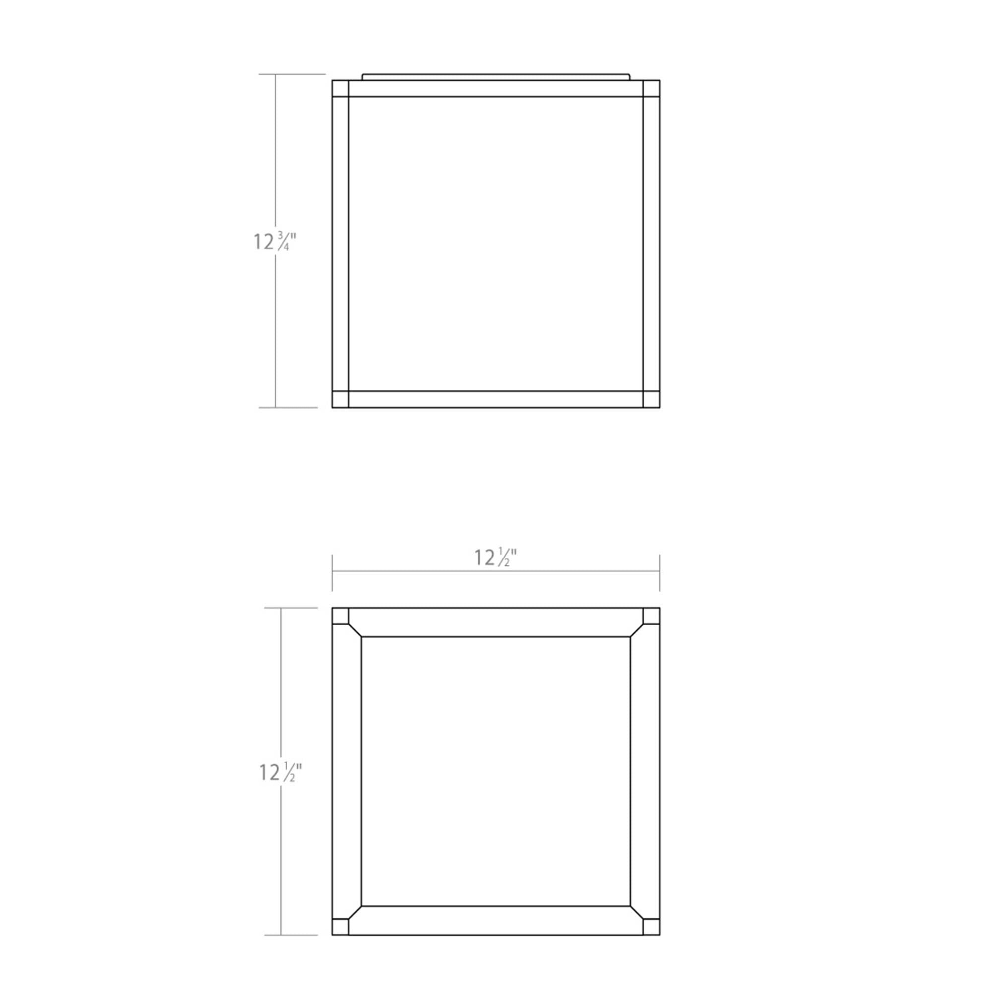 Sonneman Sonneman Cubix 12 Inch 1 Light Led Flush Mount Cp516205