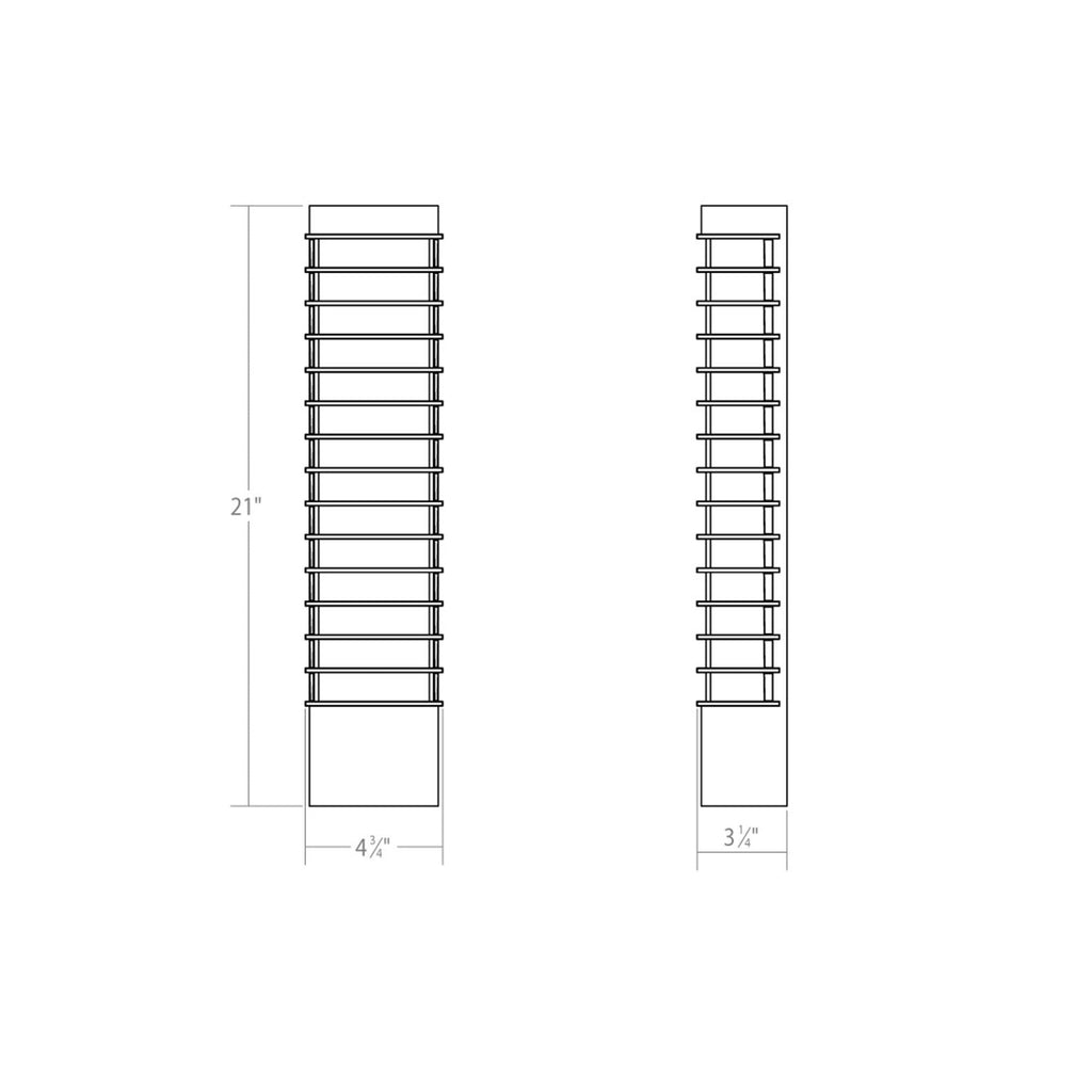 Sonneman Sonneman Tawa 21 Inch Led Wall Sconce Cp516316