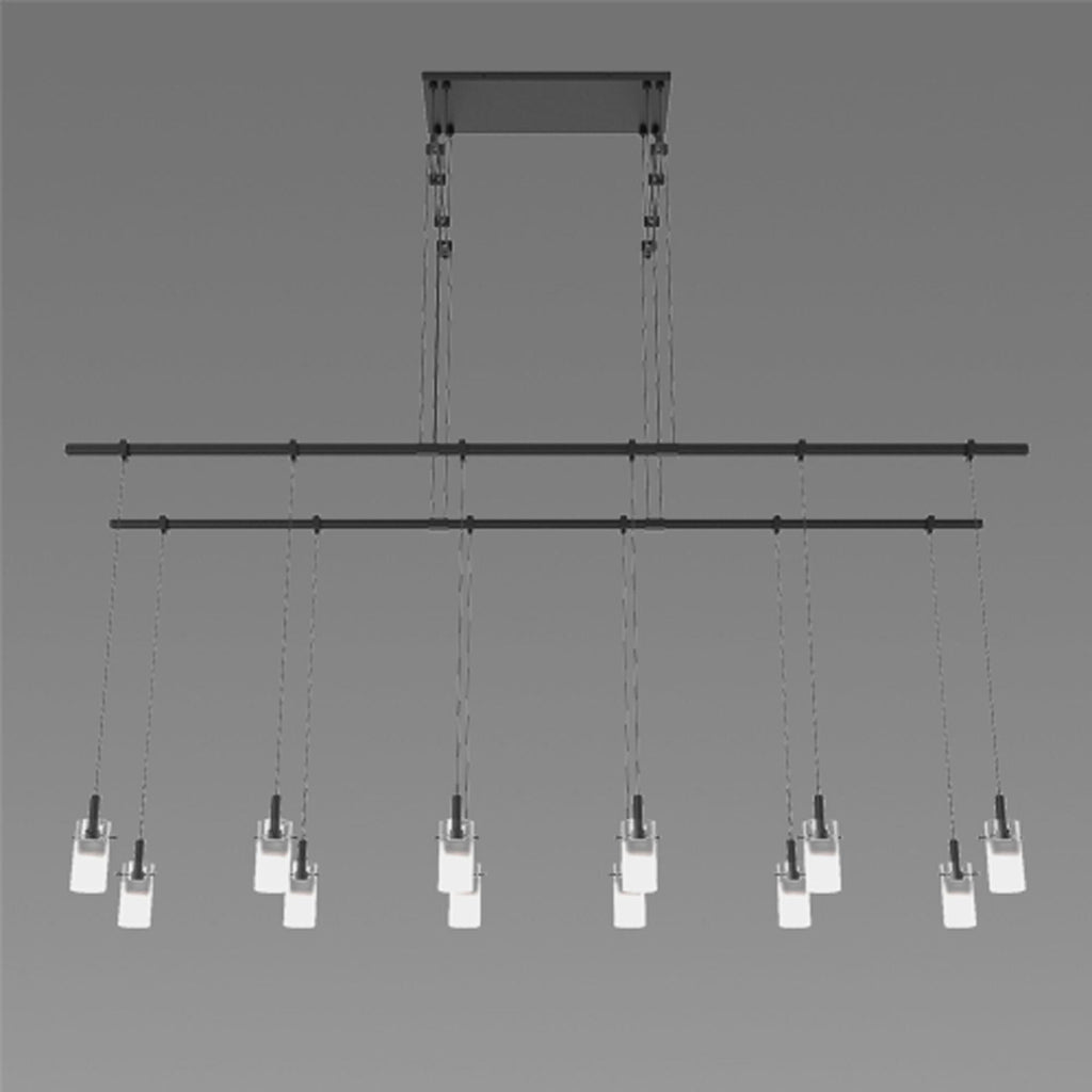 Sonneman Robert Sonneman Suspenders 48 Inch 12 Light Led Linear Suspension Light Cp441111