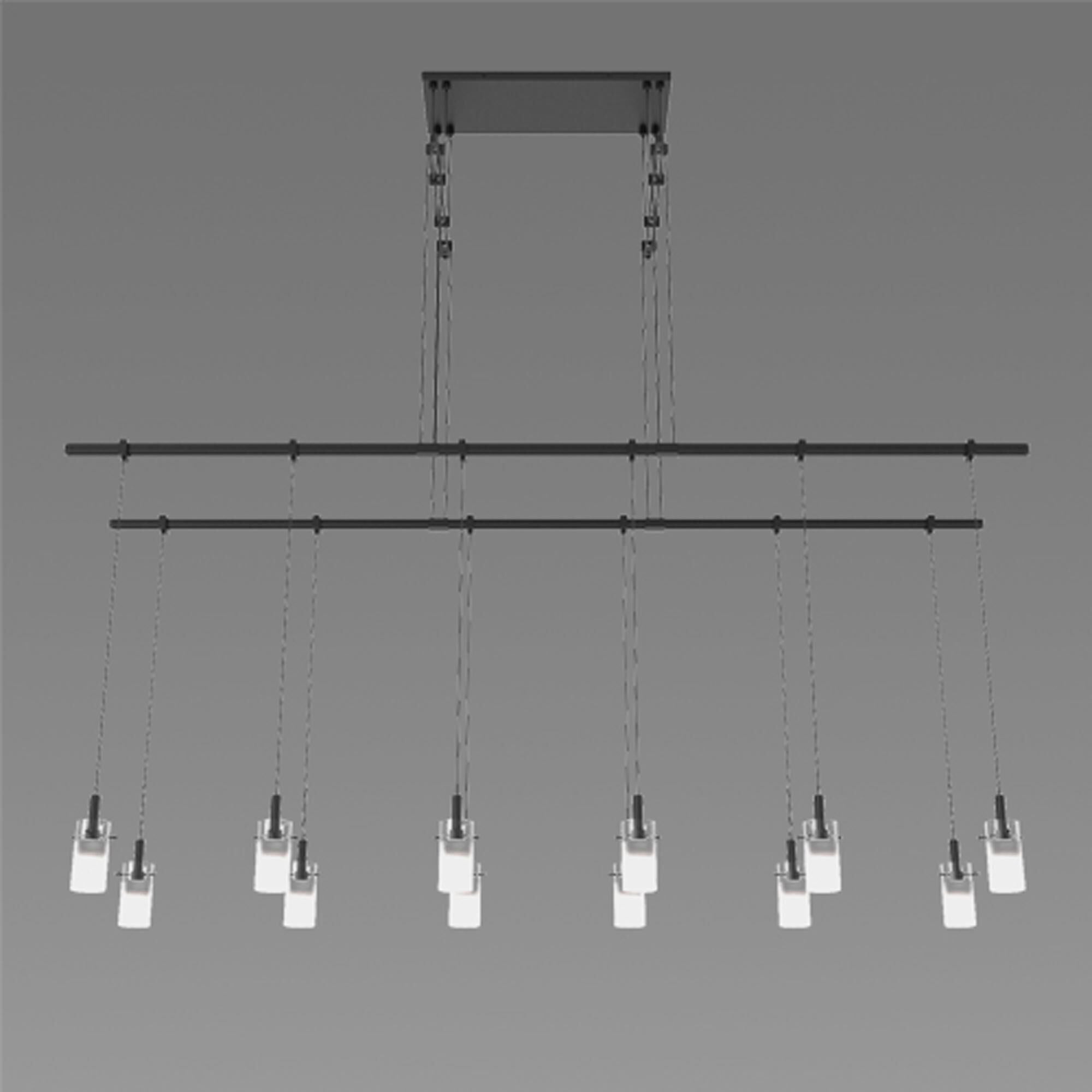 Sonneman Robert Sonneman Suspenders 48 Inch 12 Light Led Linear Suspension Light Cp441111