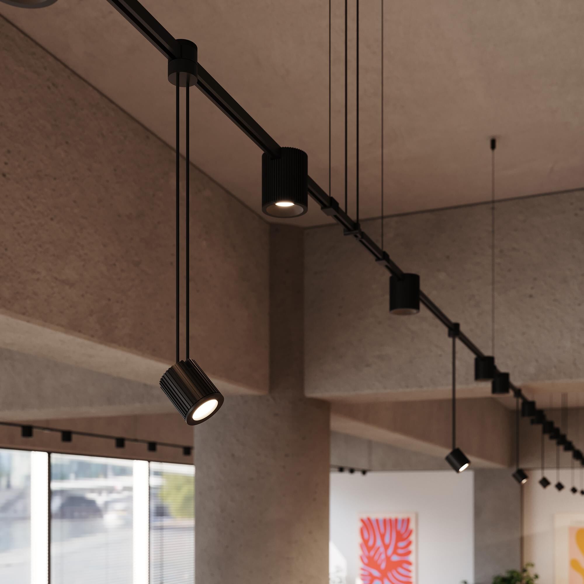 Sonneman Robert Sonneman Suspenders 104 Inch 9 Light Led Linear Suspension Light Cp176092