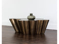 Lynx Organic Shape Coffee Table in Antique Bronze