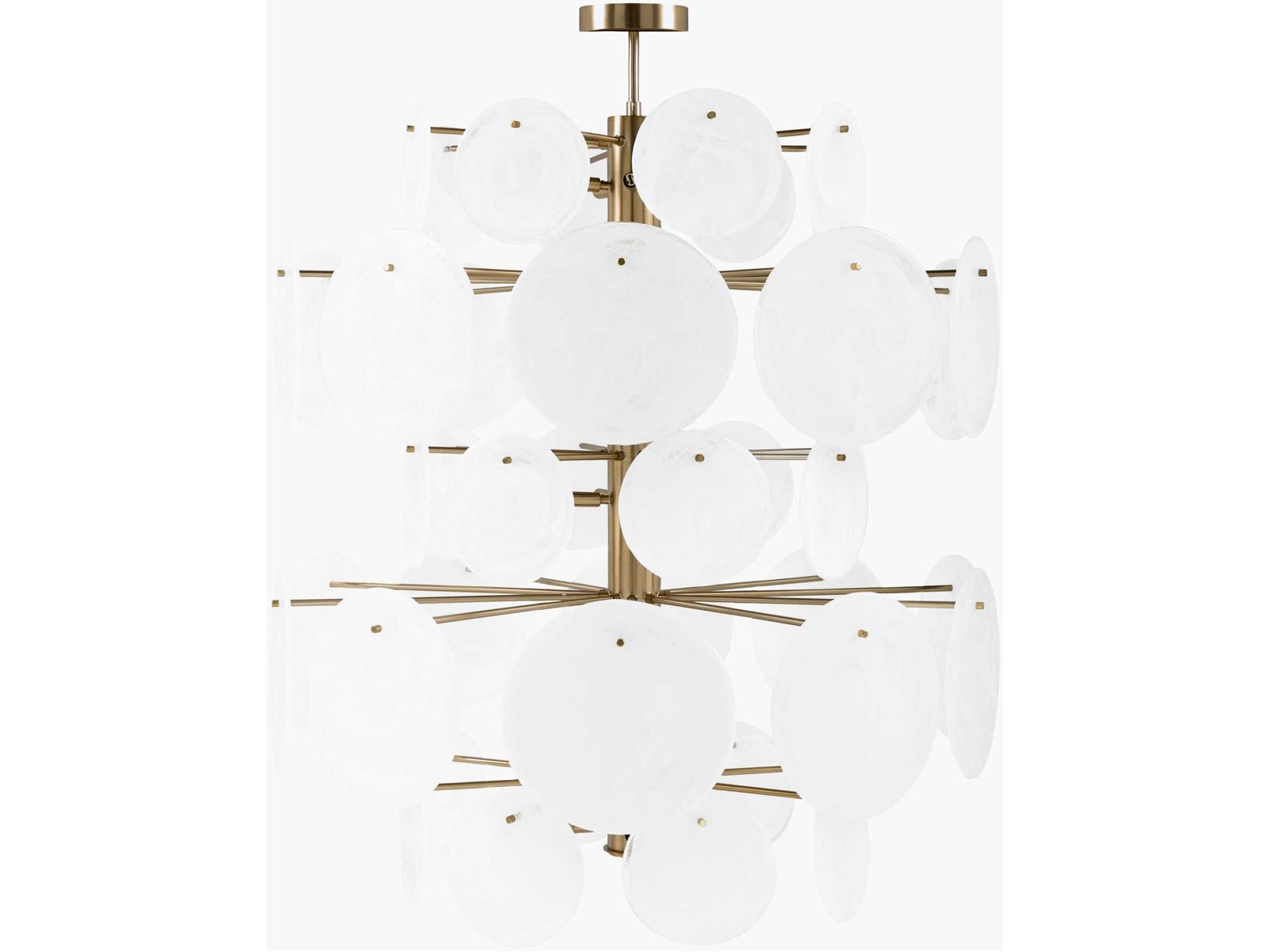 Surya Nalda Brass Chandelier