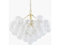Surya Noira Brass Globe Chandelier