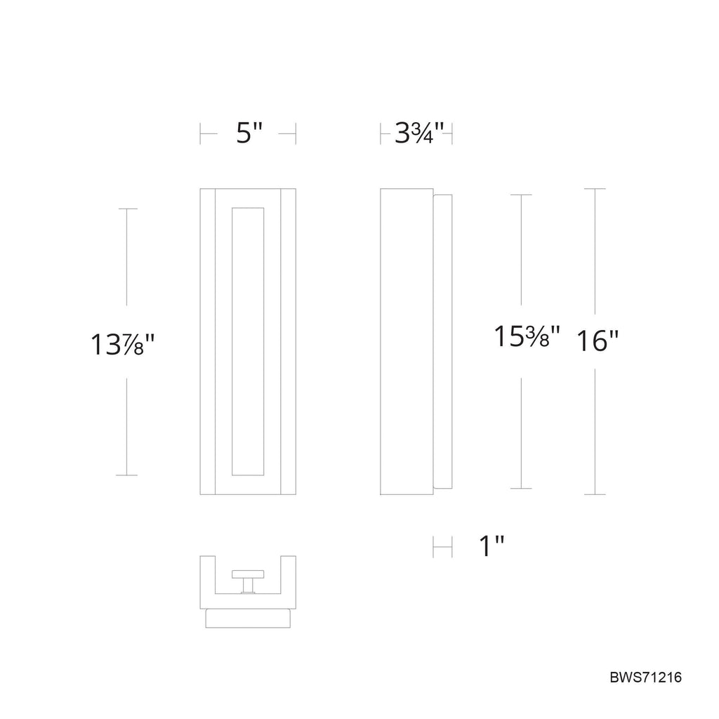 Schonbek Beyond Magnate 16 Inch Led Wall Sconce Cp748983