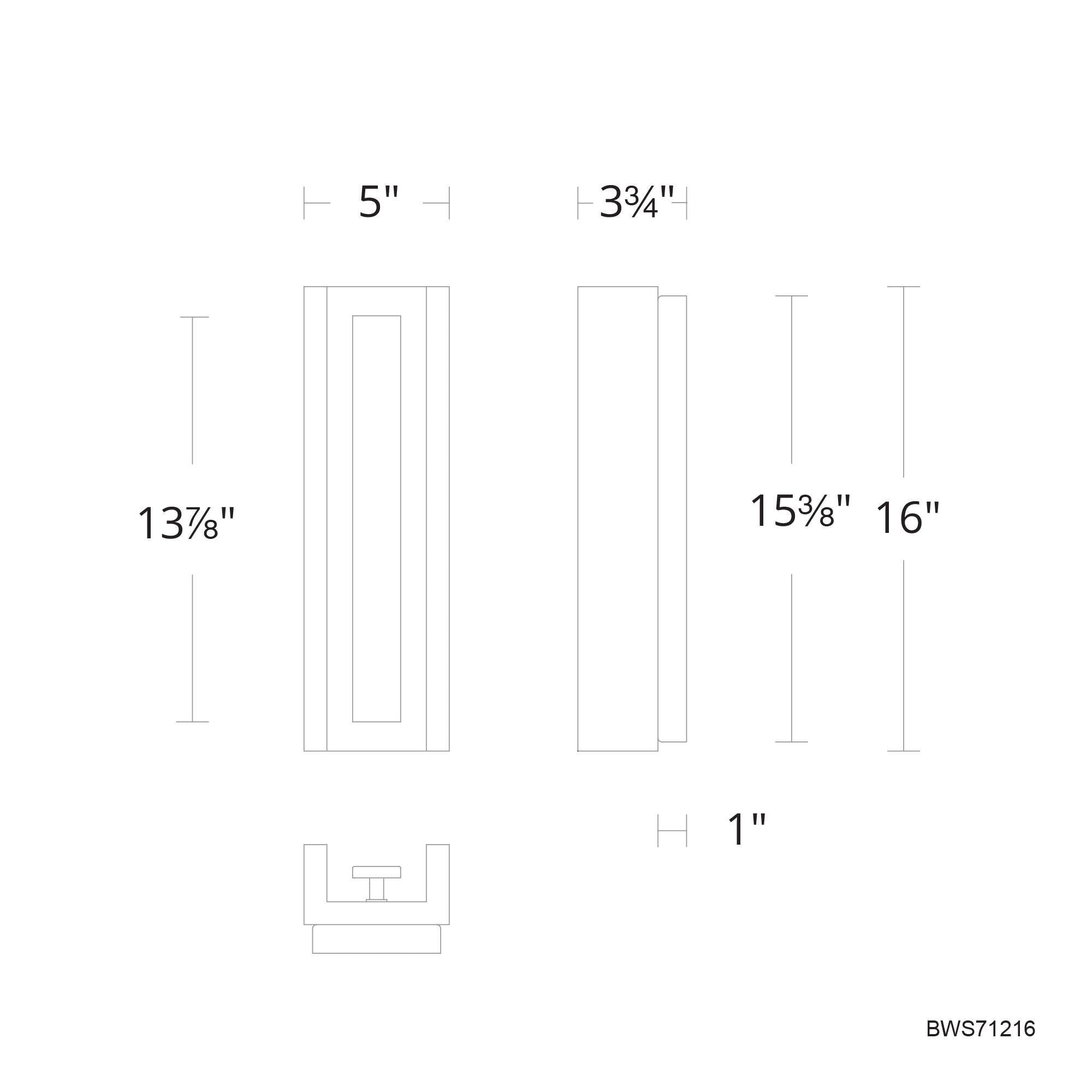 Schonbek Beyond Magnate 16 Inch Led Wall Sconce Cp748983