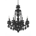 Schonbek Hamilton Black 28 Inch 8 Light Chandelier Cp82271