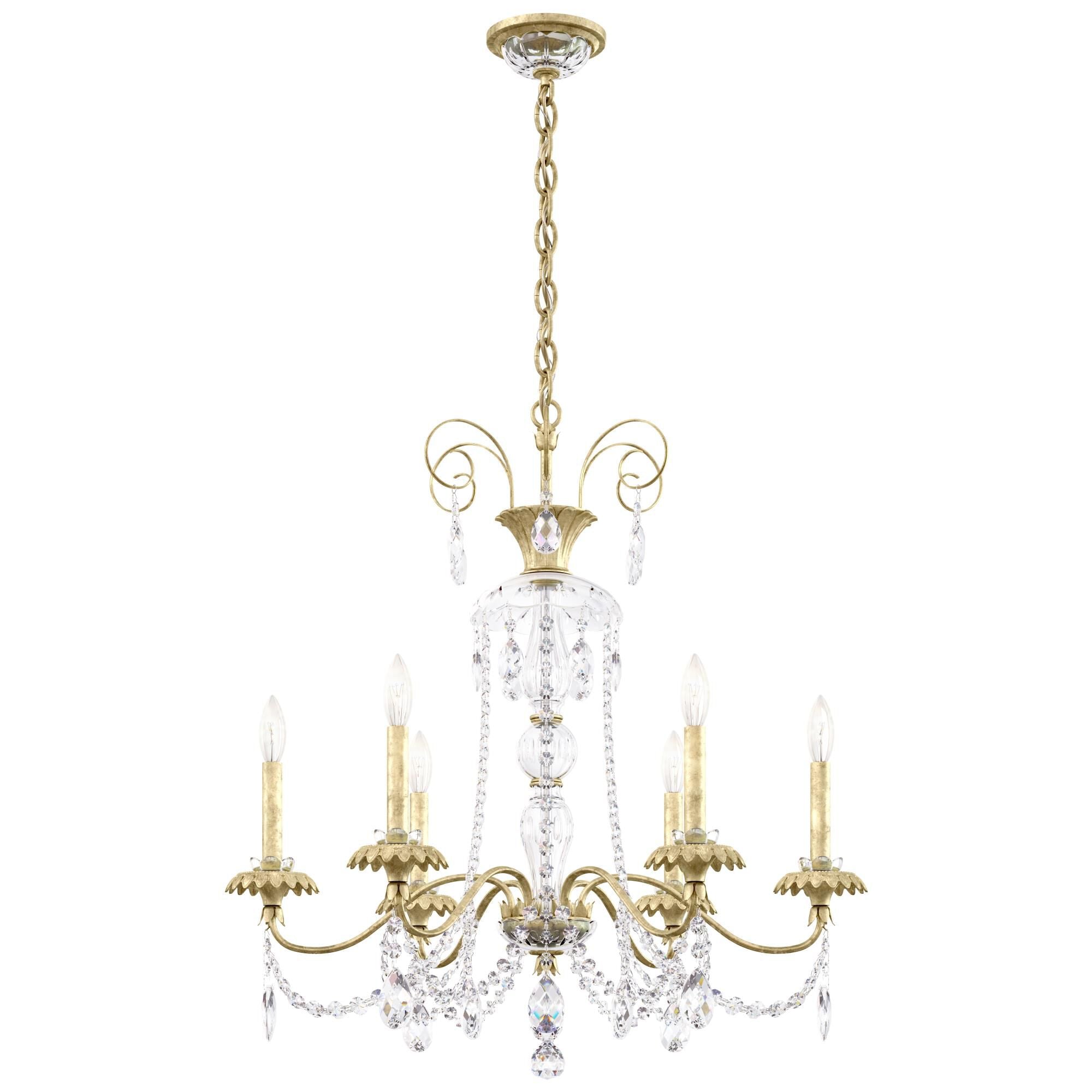Schonbek Helenia 28 Inch 6 Light Chandelier Cp483506