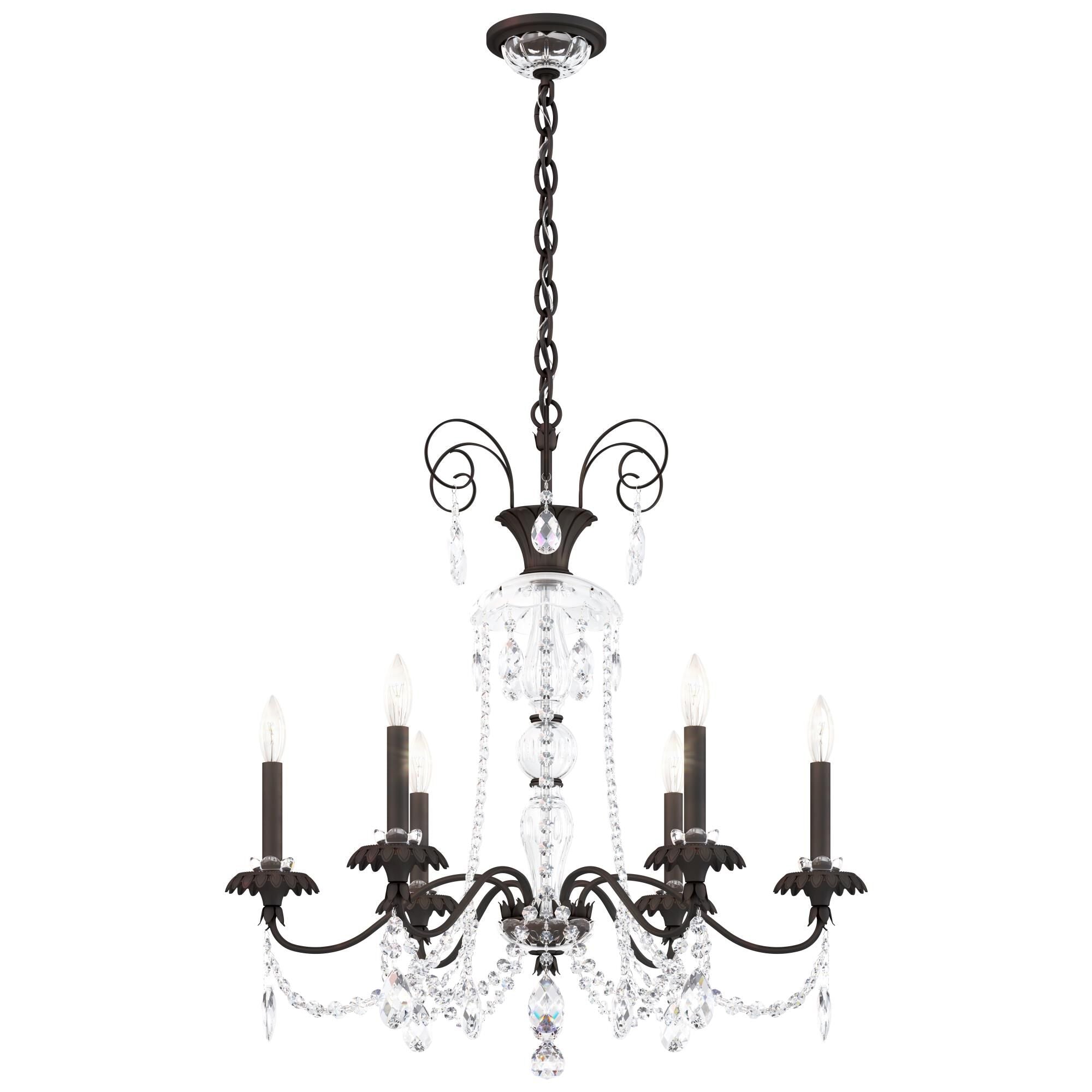 Schonbek Helenia 28 Inch 6 Light Chandelier Cp483506