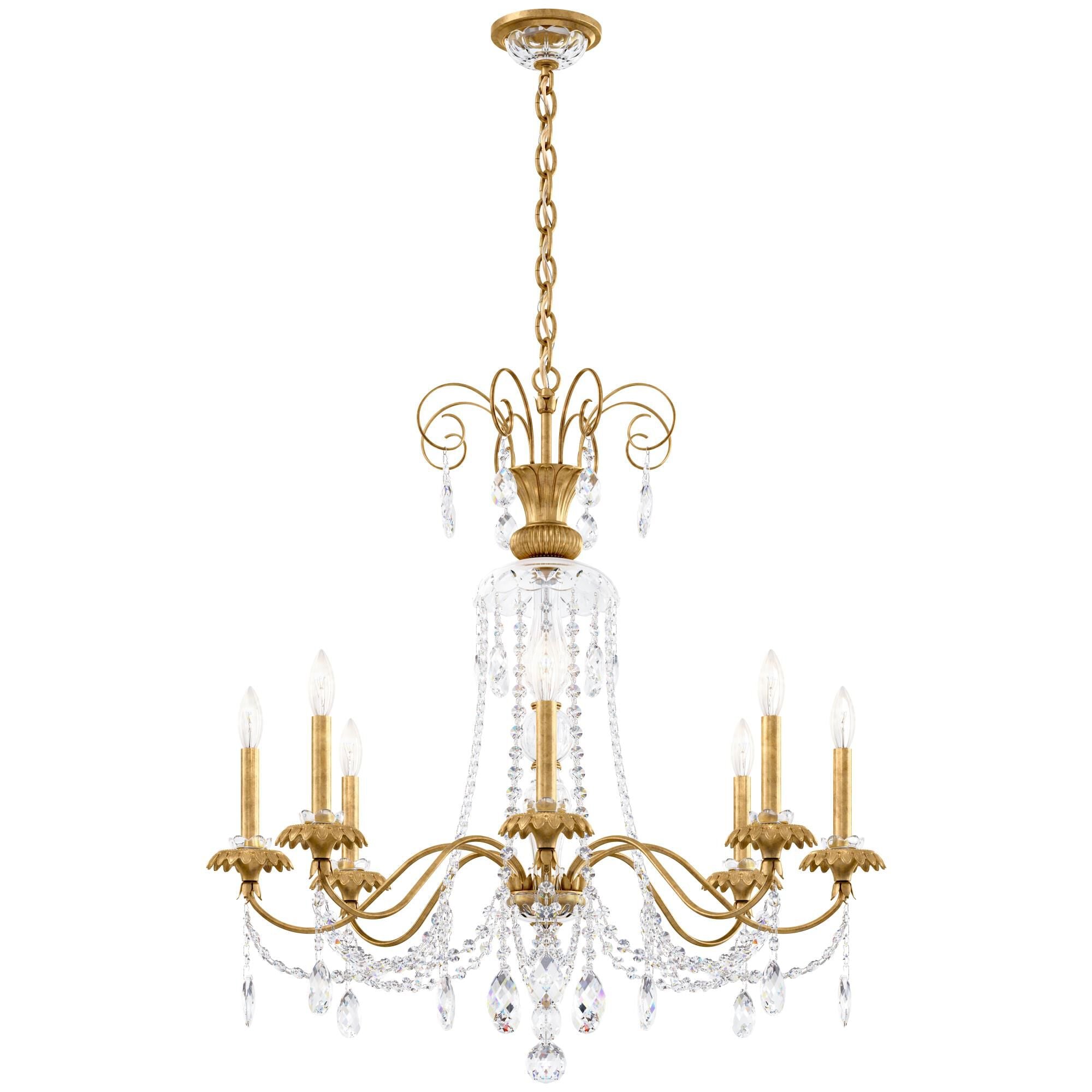 Schonbek Helenia 31 Inch 8 Light Chandelier Cp483510