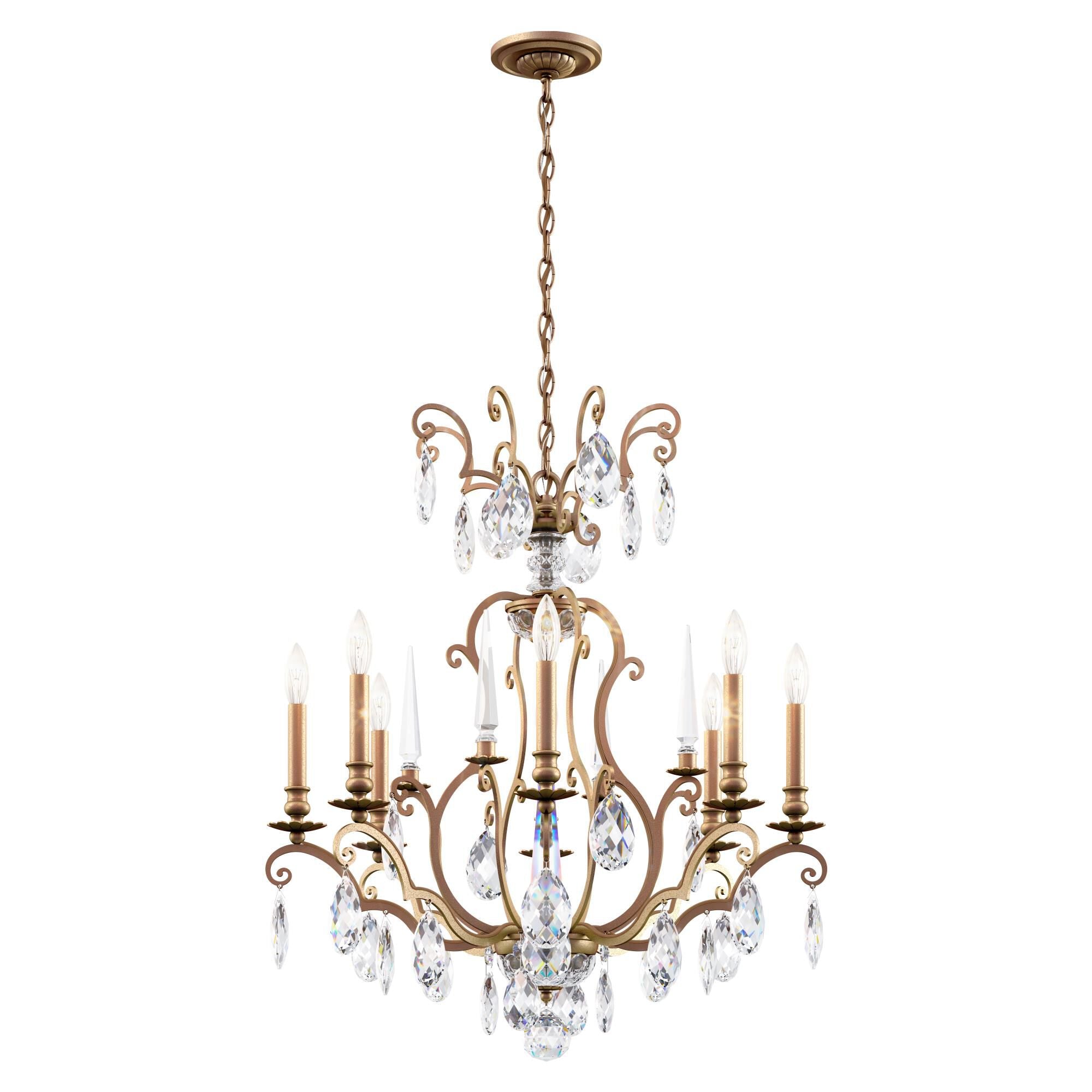 Schonbek Nouveau 32 Inch 8 Light Chandelier Cp484625