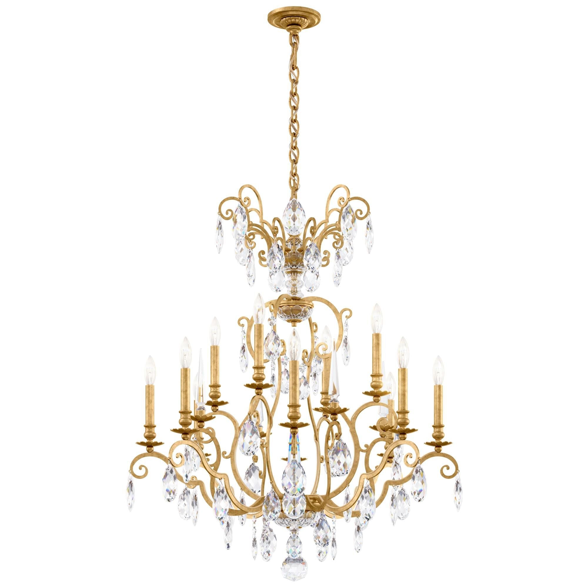 Schonbek Nouveau 32 Inch 12 Light Chandelier Cp484630
