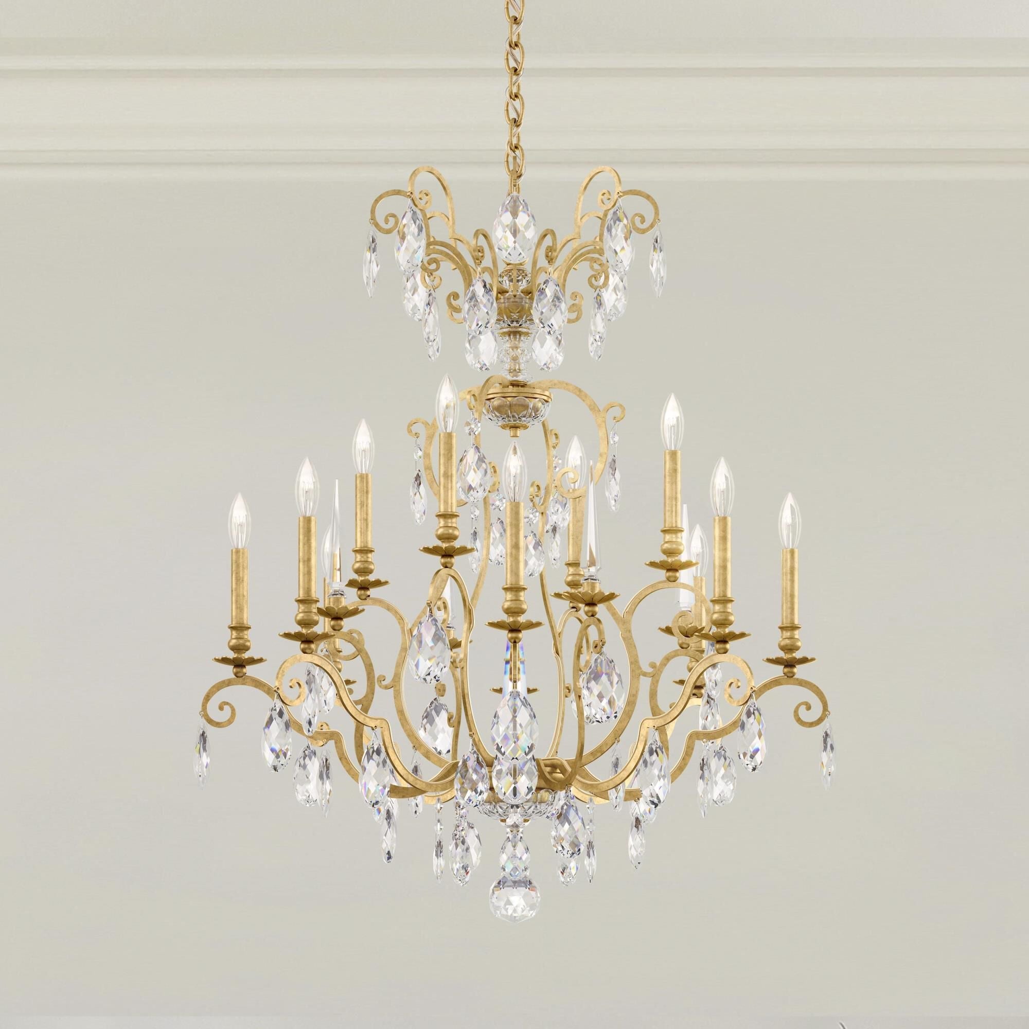 Schonbek Nouveau 32 Inch 12 Light Chandelier Cp484630
