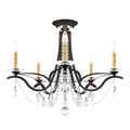 Schonbek Vesca 29 Inch 5 Light Semi Flush Mount Cp730384