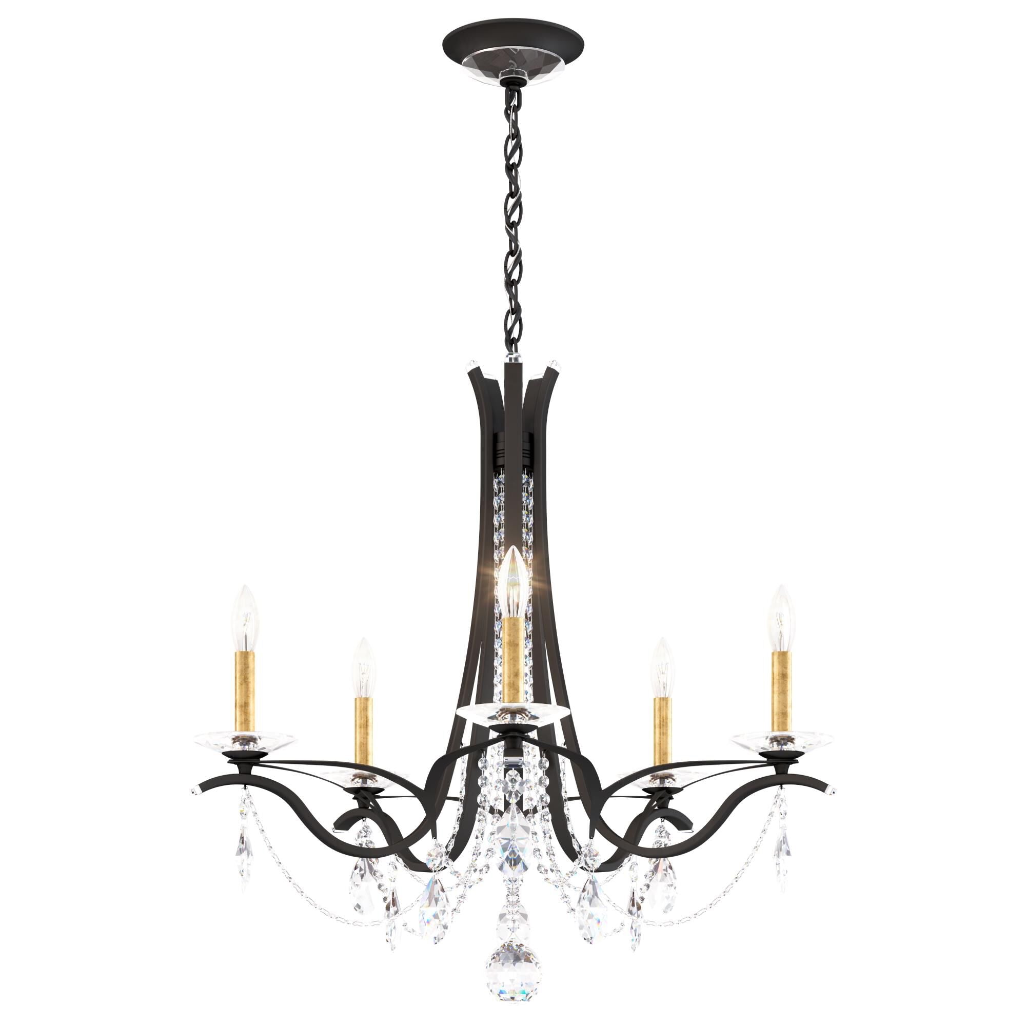 Schonbek Vesca 29 Inch 5 Light Chandelier Cp730329