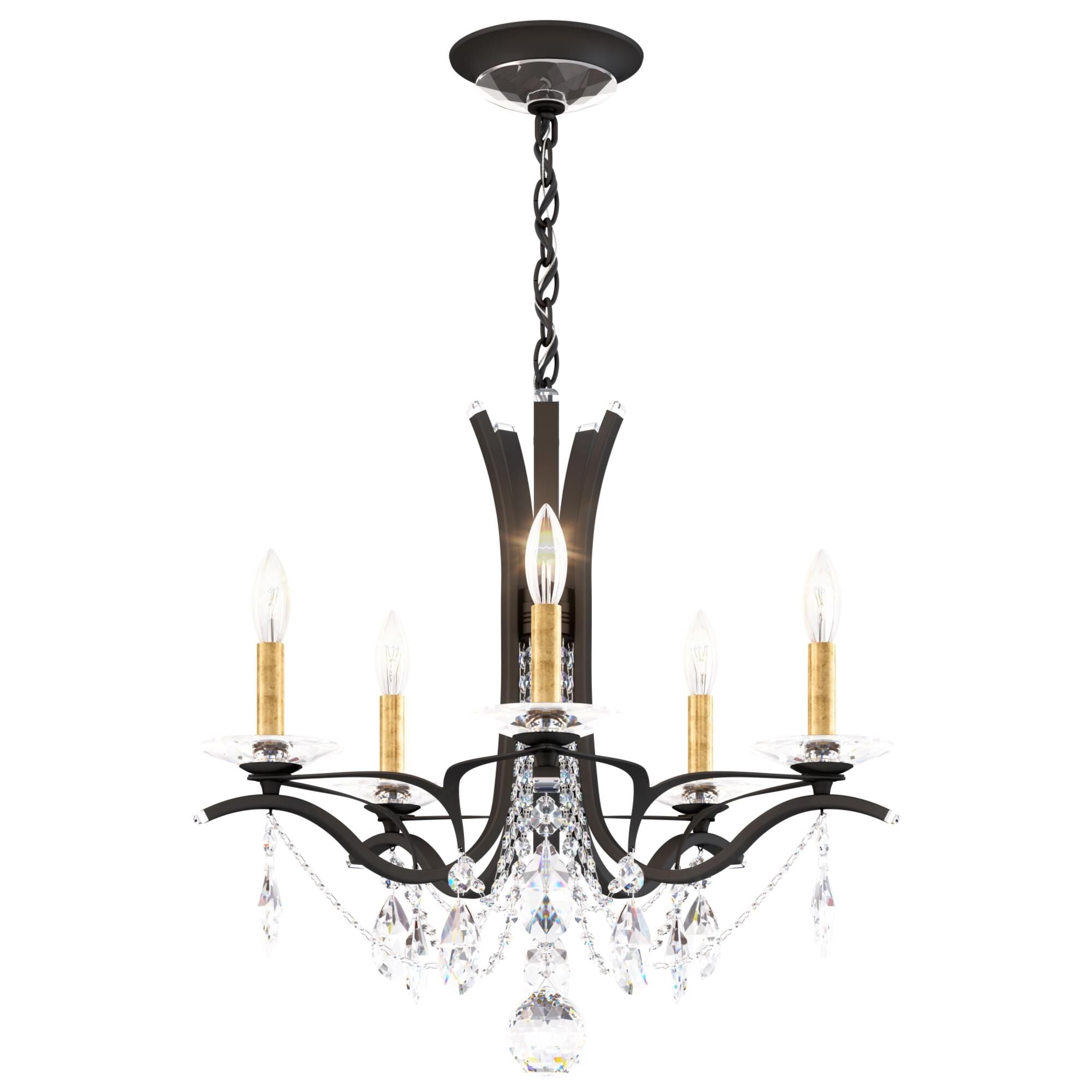 Schonbek Vesca 23 Inch 5 Light Chandelier Cp730324