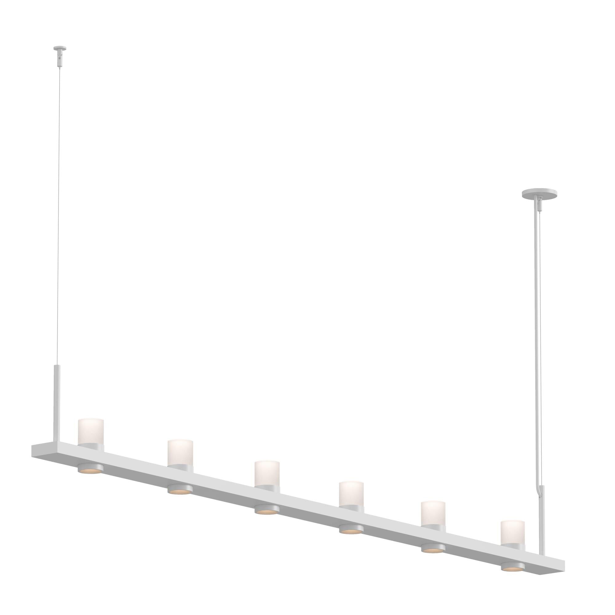 Sonneman Robert Sonneman Intervals 96 Inch 6 Light Led Linear Suspension Light Cp198155