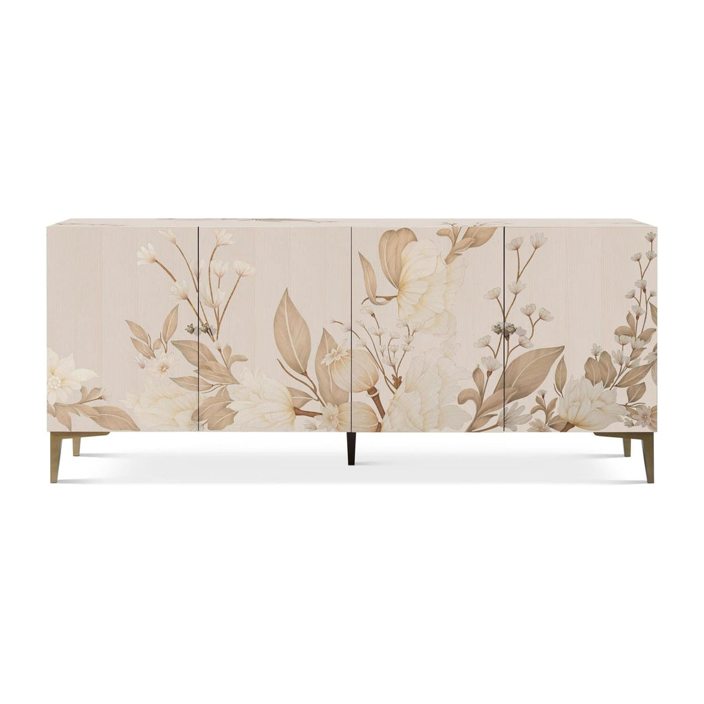 Theodore Alexander TA Artistry Bouquet 4-Door Sideboard