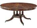 Brook Street Supper Extending Round Dining Table in Walnut