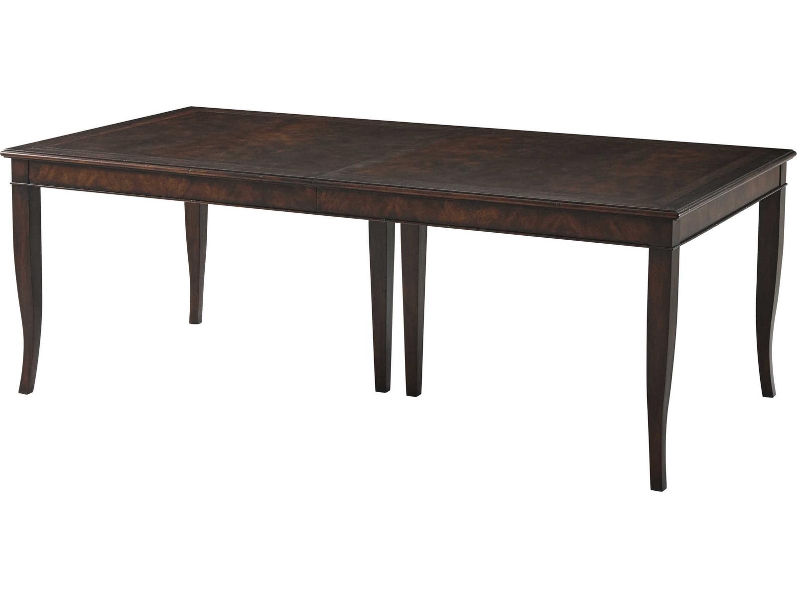 Brooksby 84-108 Inch Rectangle Extending Dining Table Cerejeira Veneer Mahogany