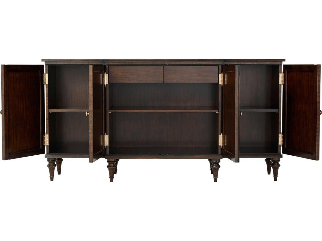 Mandel Sideboard with Feathered Paldao Veneer and le Brun Finish