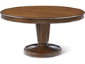 Haddon 60-Inch Round Dining Table in Heirloom Walnut