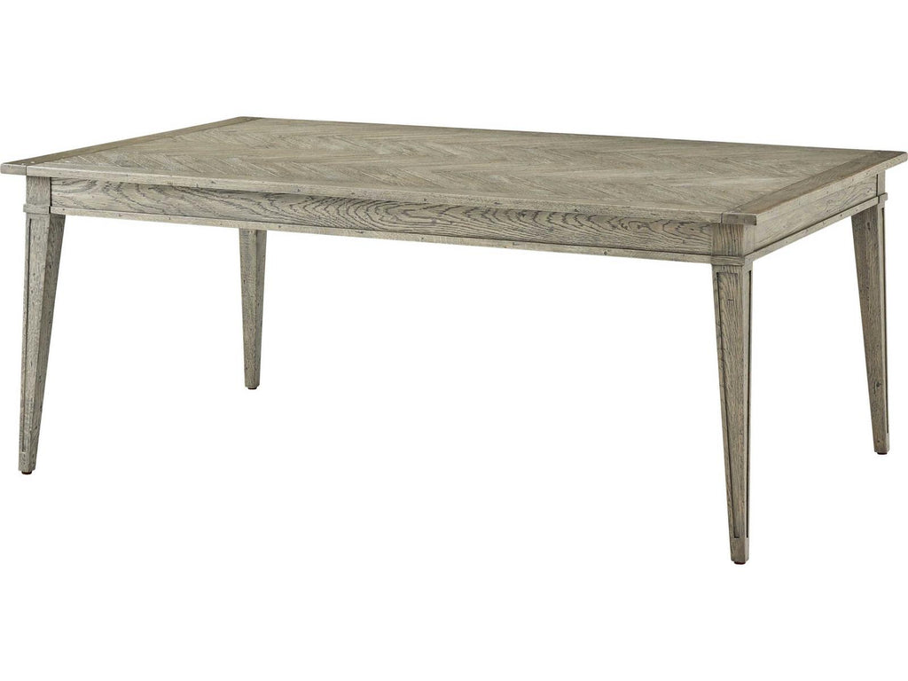 Callan Rectangle 119-Inch Extending Dining Table Grey Echo Oak