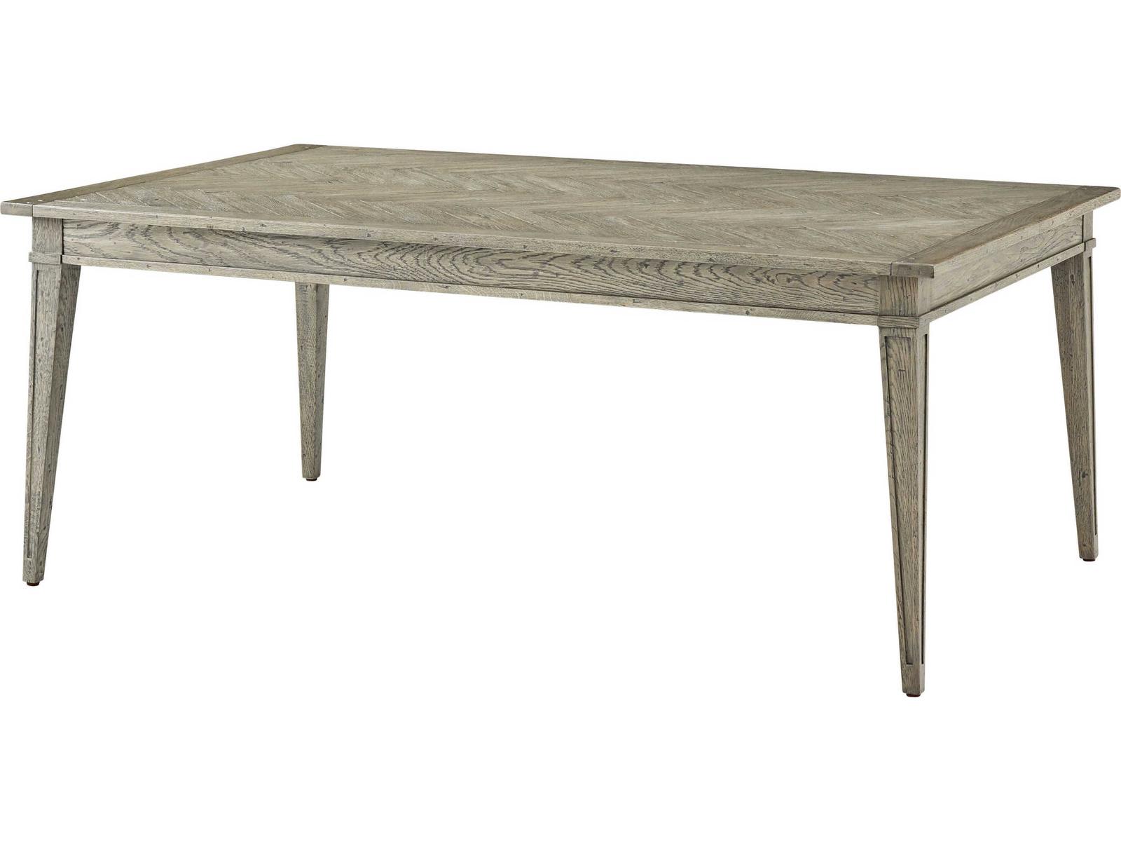 Callan Rectangle 119-Inch Extending Dining Table Grey Echo Oak