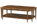 Sloane Rectangular Coffee Table in Edwardian Brown with Okoume Veneer