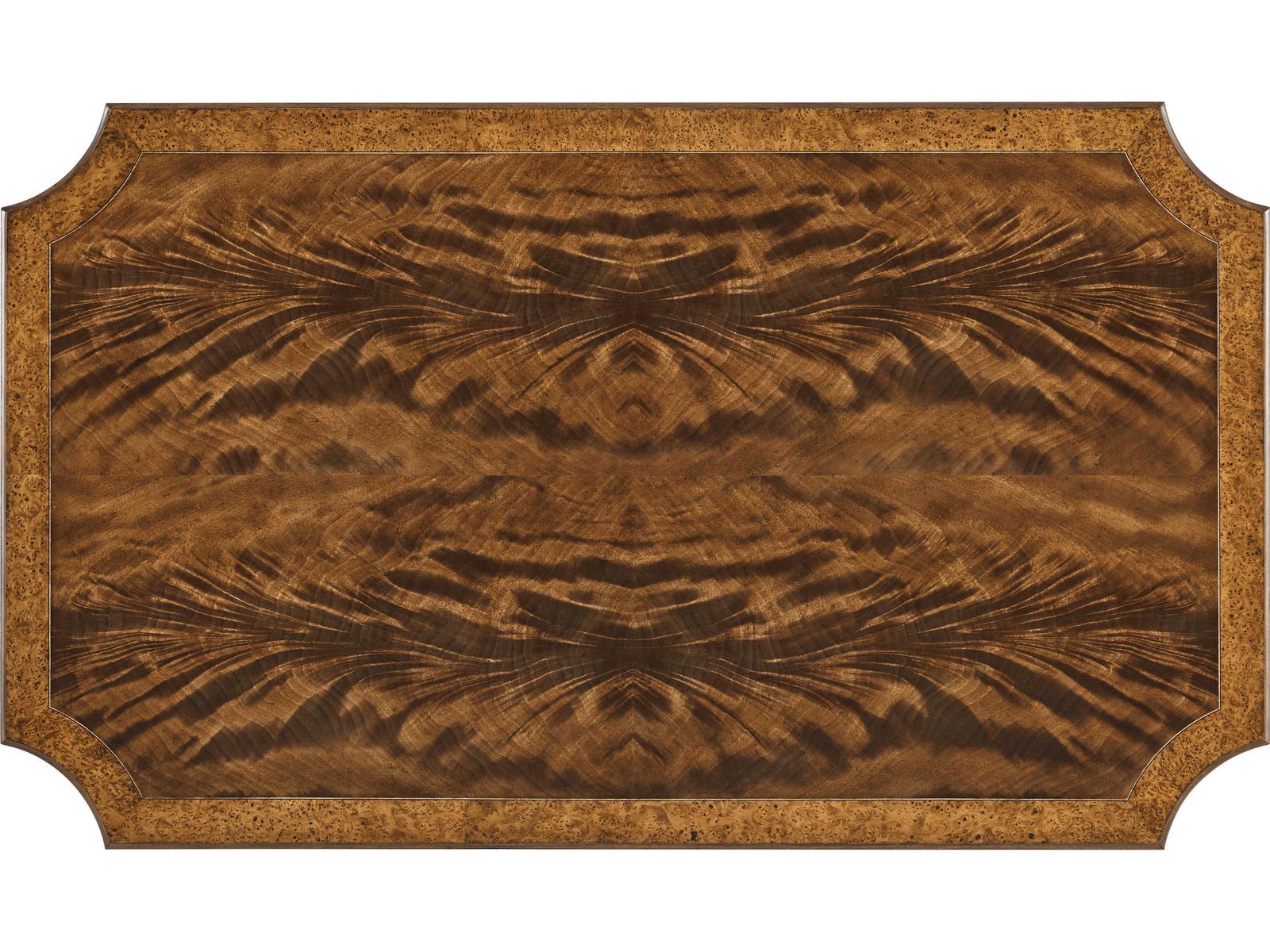 Sloane Rectangular Coffee Table in Edwardian Brown with Okoume Veneer