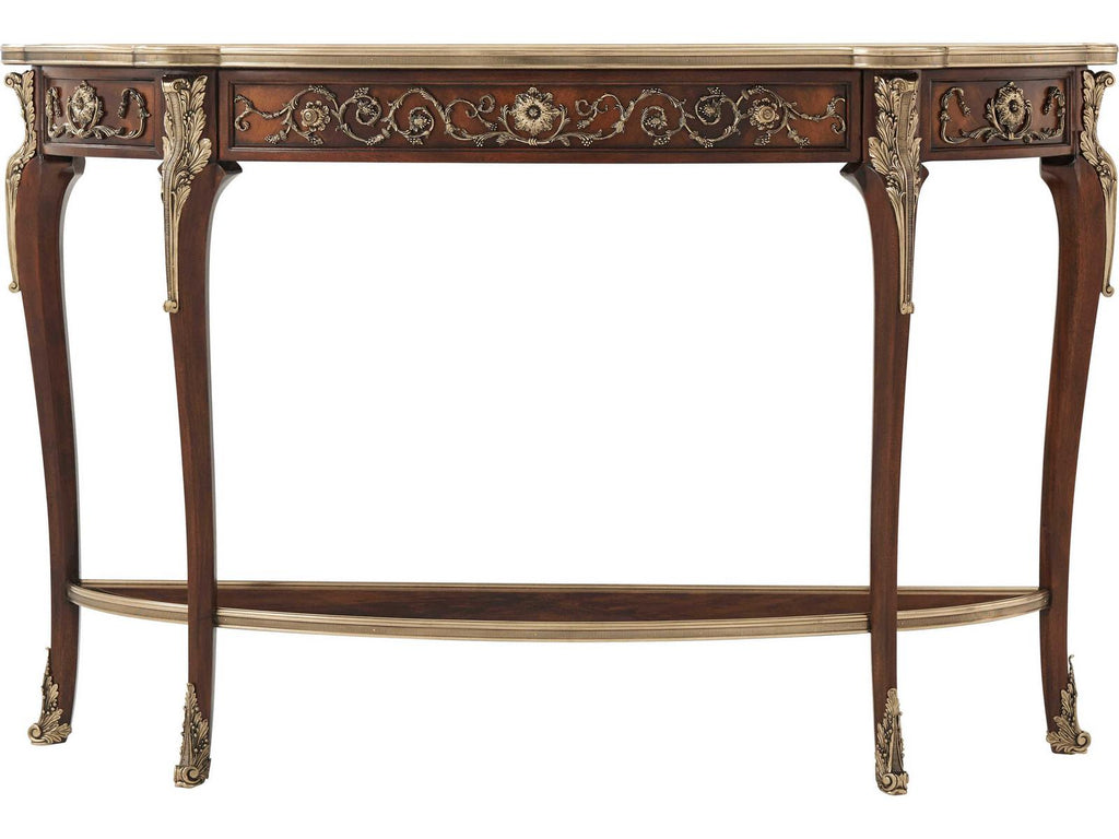Stephen Church Melina Console Table in Old English Finish