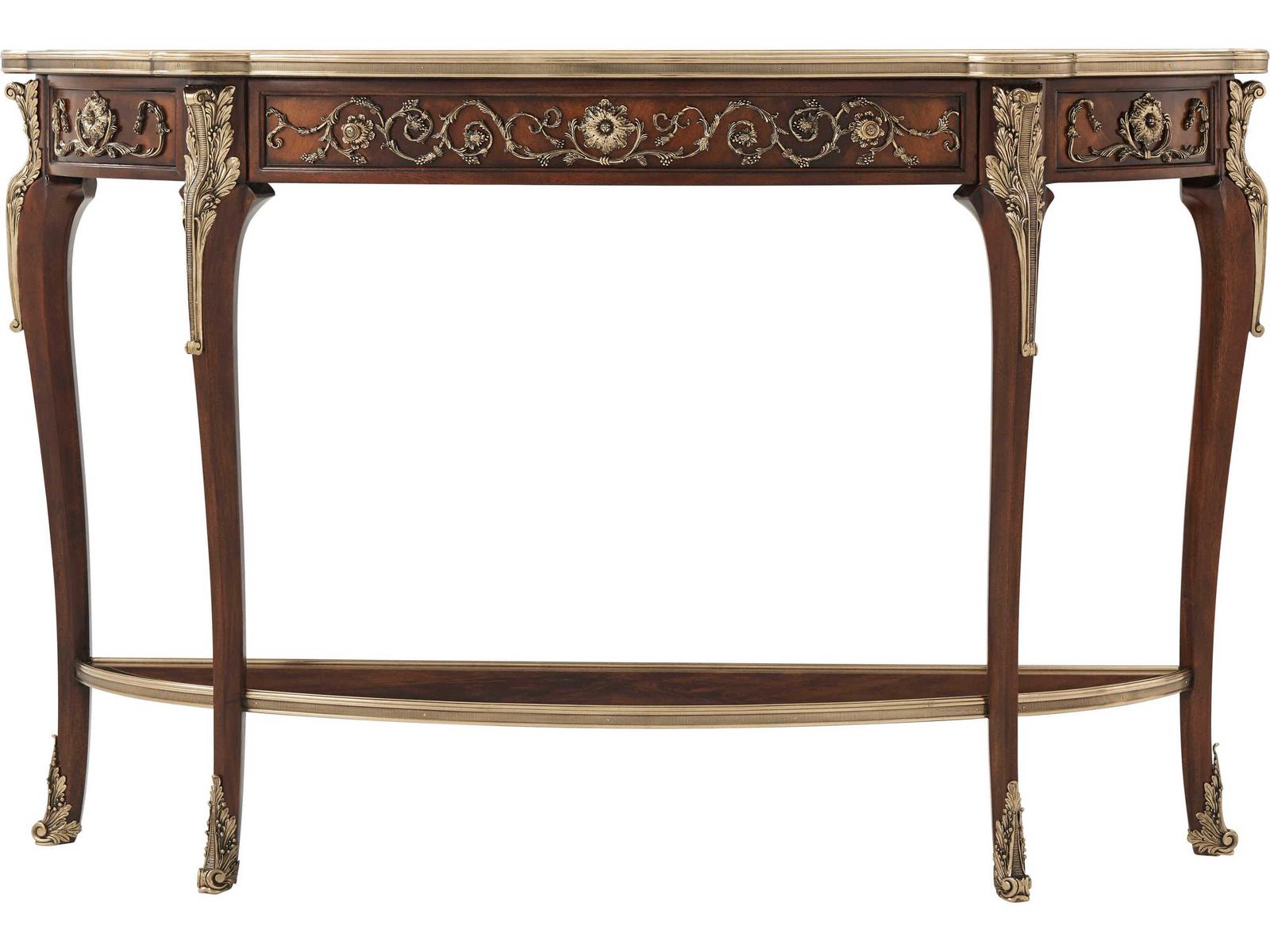 Stephen Church Melina Console Table in Old English Finish