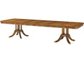 Sloane Rectangle 140-Inch Dining Table in Edwardian Brown Finish
